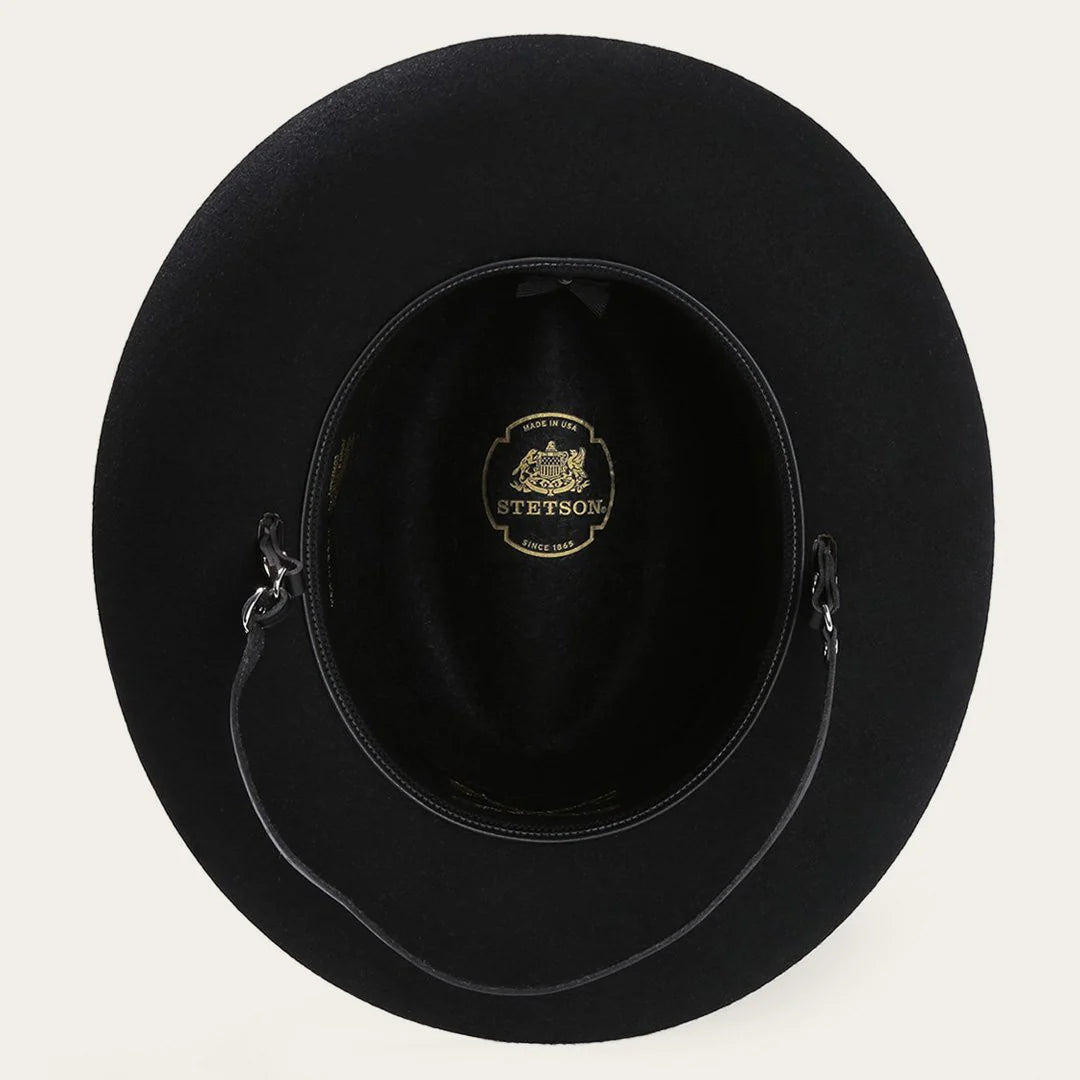 Stetson Cavalry Black 5X Fur Felt Hat