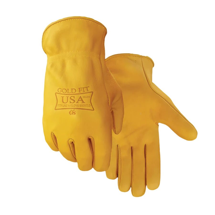 Golden Stag Leather Work Gloves
