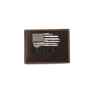 Ariat Wallet - Removable Passcase Wallet with USA Flag Stitching