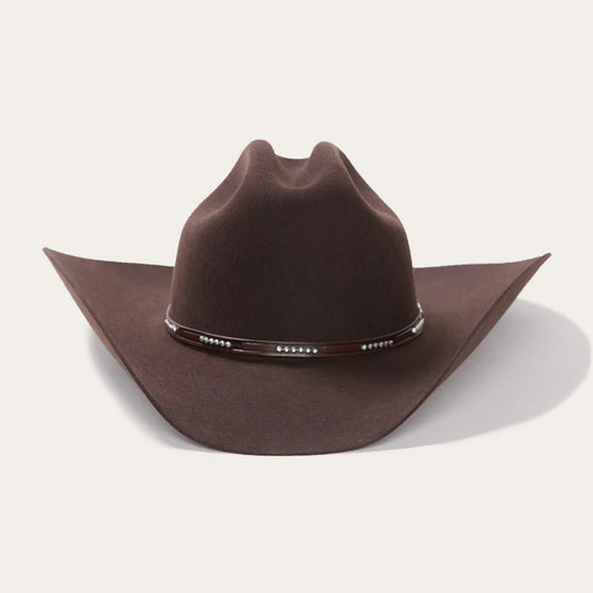 Stetson 4X Llano Wool Cowboy Hat in Chocolate