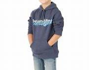 Wrangler Children's Grey Sweatshirt with Wrangler Logo on Front