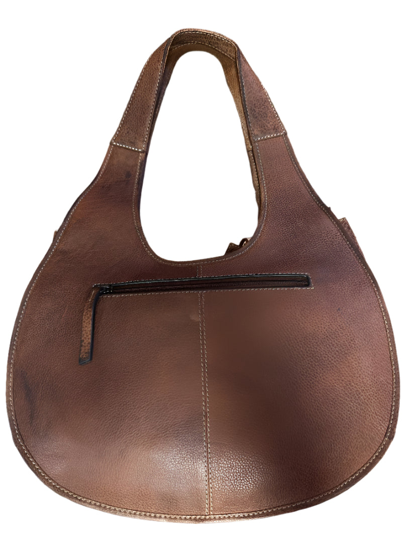 Ariat Brown Basketweave Shoulder Bag