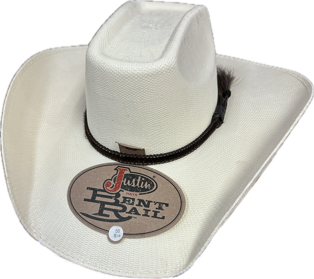 Justin Bent Rail 20X Straw Hat