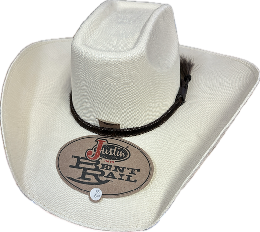 Justin Bent Rail 20X Straw Hat