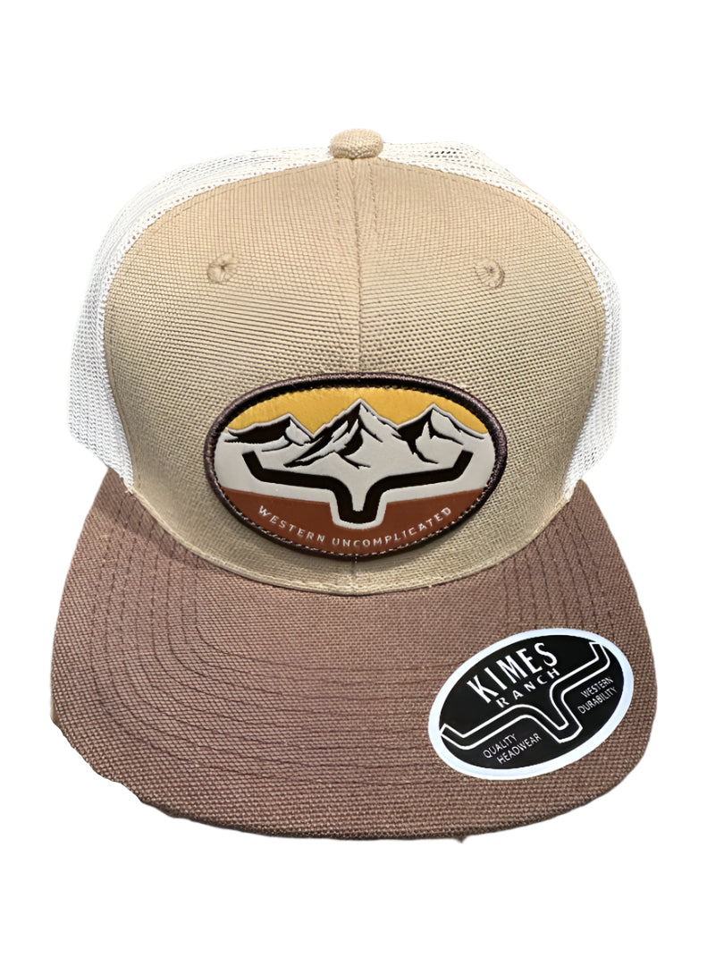 Kimes Ranch Ball Cap - Plano Gold with Western Uncomplicated Patch