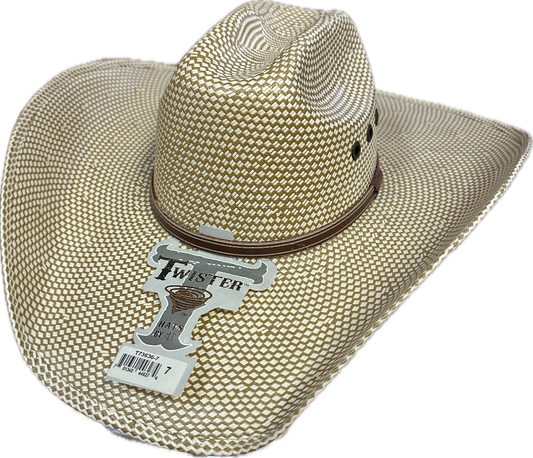 Twister 10X Straw Hat Two-Tone