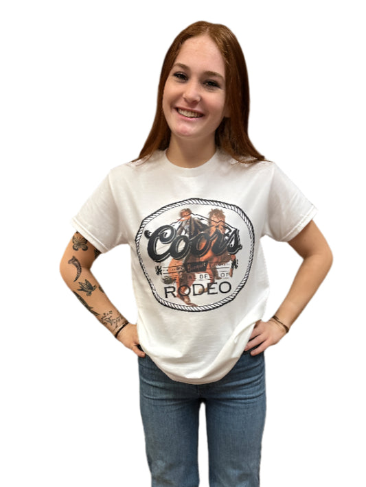 The Walking A - Rearin Coors White T-Shirt