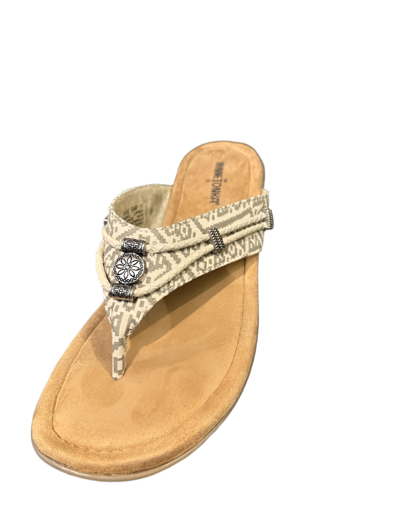 Minnetonka Sandals Silverthorne Stone Mesa