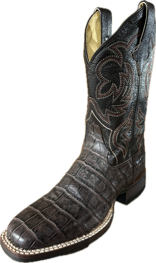 Cinch Women's Square Toe Caiman Print Boots