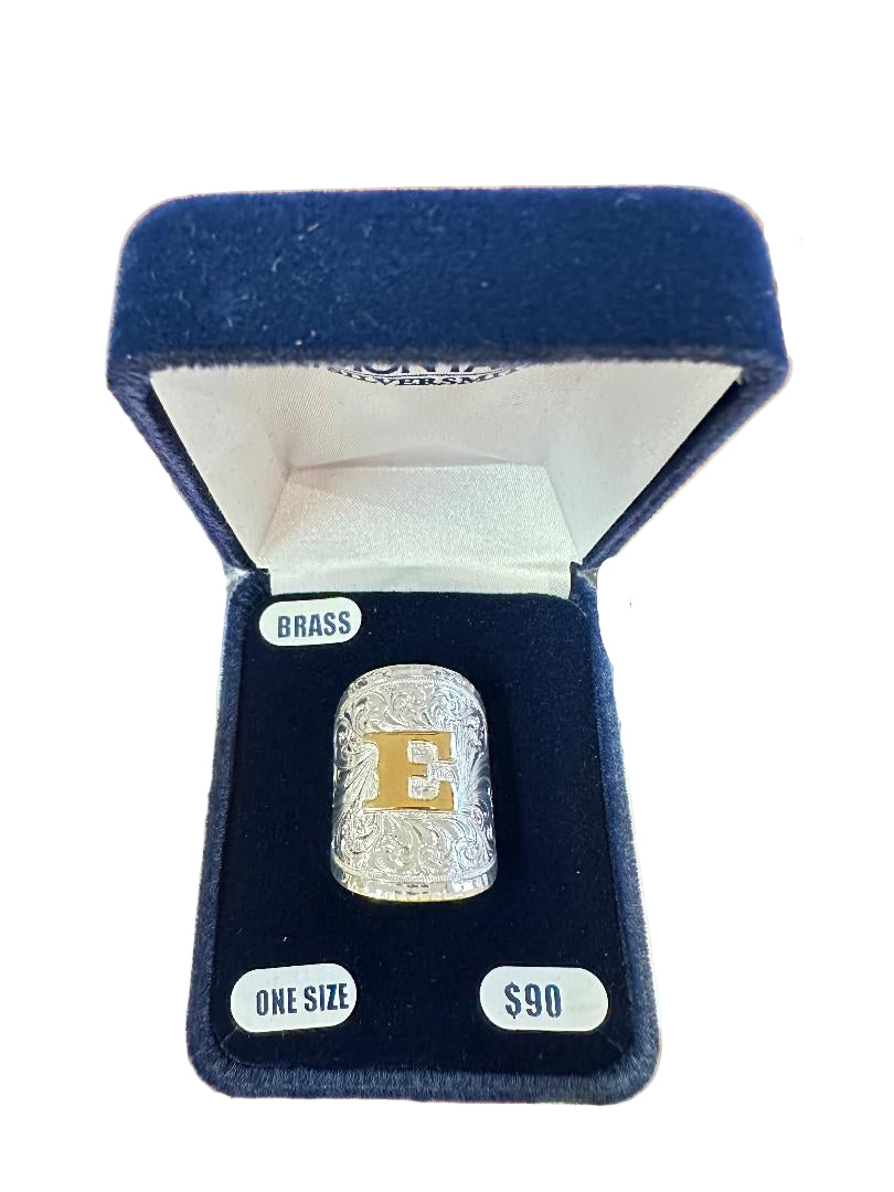 Montana Silversmith Out West Initial Ring