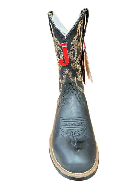 Justin Boots Men's Jasper Black Goat Boot