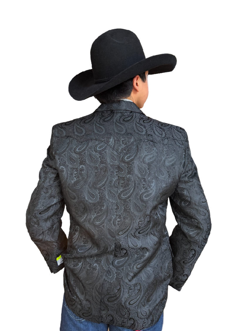 Circle S Plano Black Paisley Sport Coat