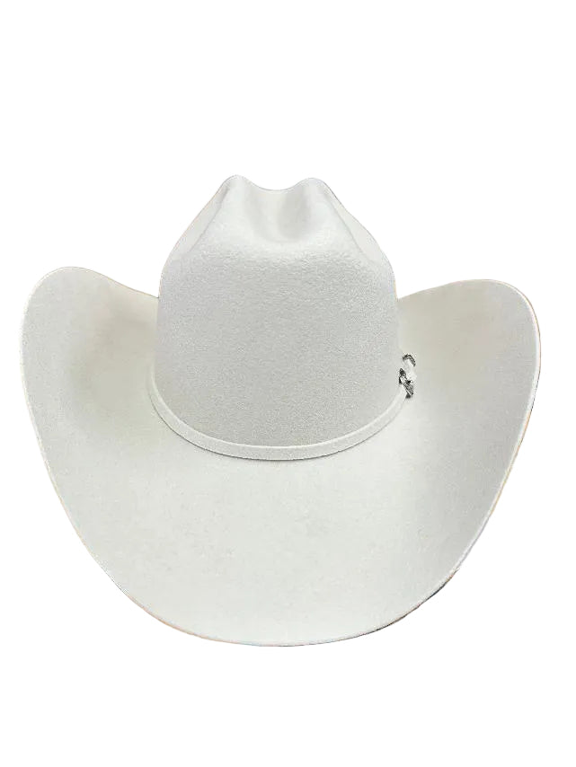 Serratelli Hats Cody 3X Wool Hat in Bone and 4" Brim
