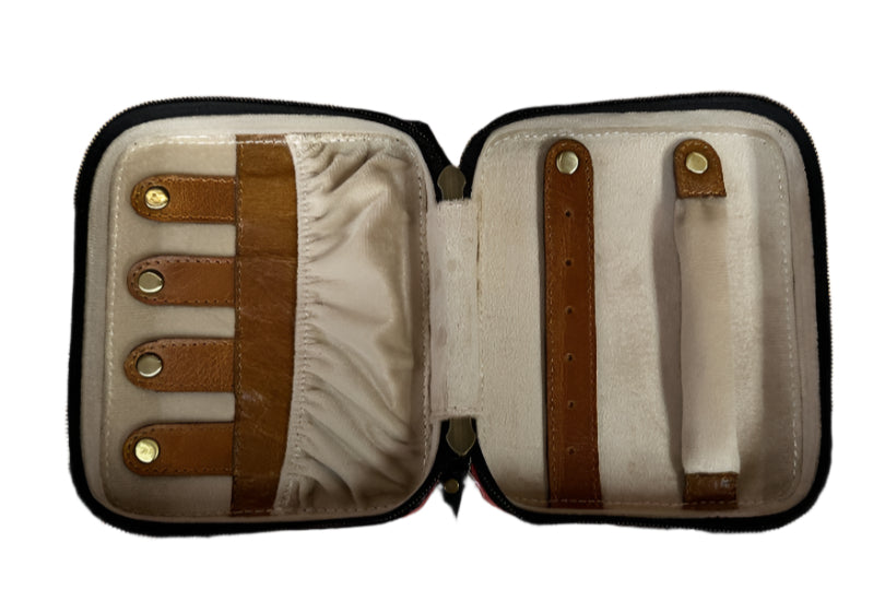 Challenger Western Tooled Jewelry Travel Case Box
