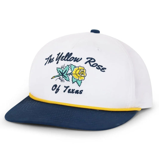 Whiskey Bent Yellow Rose Ball Cap